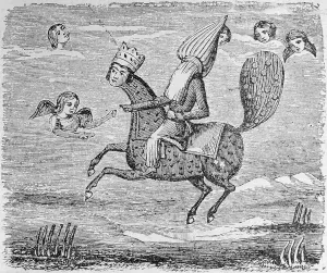 Veil Prints: Print Depicting Mohammed Exiting Earth into the Heavens