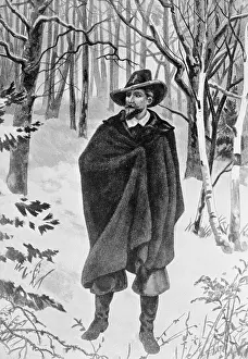 New England Prints: Print Depicting Roger Williams after Being Cast Out of Massachusetts