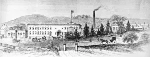 Milk Prints: Print of Exterior View of the Borden Condensed Milk Factory