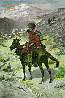 Trail Prints: Print After An Indian Trapper by Frederic Remington