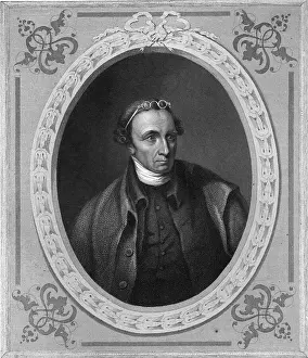 Decorative Border Prints: Print of Patrick Henry