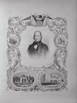 Printed Invitational for Campaigning Candidates Horatio Seymour and Francis Blair