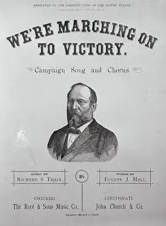 Printed Poster Advertisement for James A. Garfield During His Presidential Campaign
