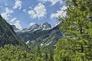 Images Dated 4th July 2012: Prisojnik Mountain, 2547m, Soca Valley, Triglav National Park, Zapodnem, Slovenia