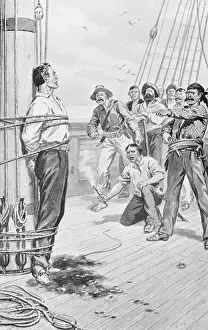 Prisoner Being Taunted Aboard Ship