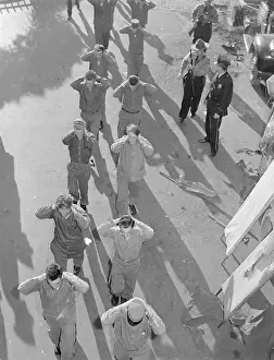 Oppression Prints: Prisoners Being Moved out of Cell Block