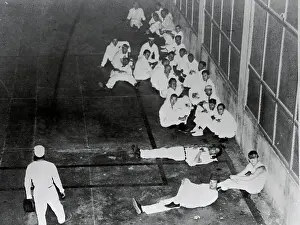 Huntsville Prints: Prisoners Participating in Sit Down