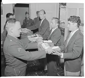 Prisoners Receiving Their Prison Clothing