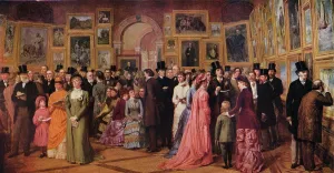 Costume Prints: Private View At The Royal Academy, 1881, 1883 (1935)