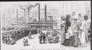 Missouri Prints: Procession of Refugees