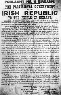 Sinn Fein Prints: Proclamation of the Irish Republic