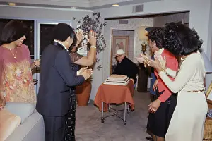 Producer and Cast of The Jeffersons Celebrating Their 200th Episode