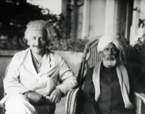 Prints of Professor Albert Einstein and Professor DK Karwe of India A Glimpse into Genius: Professor Albert Einstein and Professor DK Karwe of India