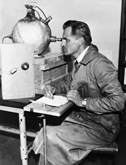Professor Arthur Compton Studying Cosmic Rays