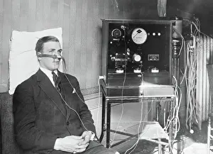 Professor Bordier Demonstrating Cold Curing Apparatus