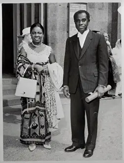 Aberdeen Prints: Professor Kenneth Onwuka Dike With His Wife