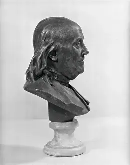 Profile of Benjamin Franklin Statue
