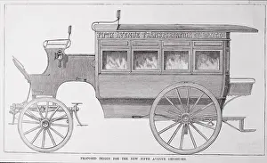Profile Drawing of Early Designed Bus