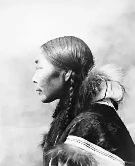 Eskimo Prints: Profile of Eskimo Woman