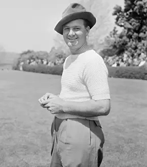 Profile of Jimmy Demaret Posing in Hat
