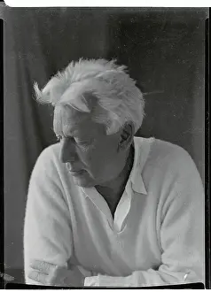 Editor Prints: Profile of Max Forrester Eastman with Disheveled Hair