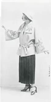 Profile of Model Wearing Fashionable Attire