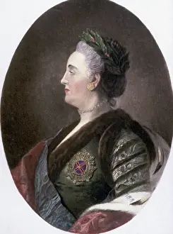 Cape Prints: Profile Portrait of Catherine the Great