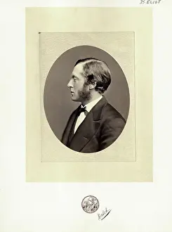 Cambridge Prints: Profile Portrait of Charles W. Eliot