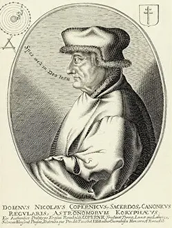 Profile Portrait of Nicholas Copernicus