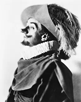 Profile of Walter Hampden as Pinnochio Like Character