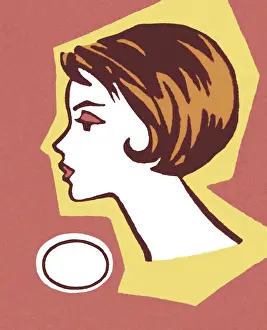Pop Ar Prints: Profile of a Woman