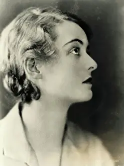 Profile of Very Young and Aspiring Actress Bette Davis