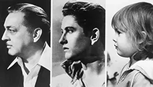 Generations Prints: Profiles of Three of the Barrymore Clan