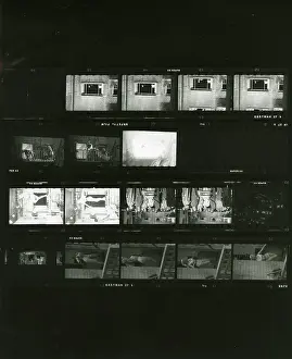 Proof Sheet Of Filming The Movie Rear Window