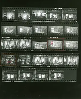 7 25 13 Proofs Prints: Proof Sheet Of Filming The Movie Rear Window