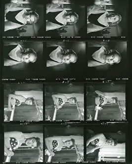 7 25 13 Proofs Prints: Proof Sheet Of Filming The Movie Rear Window