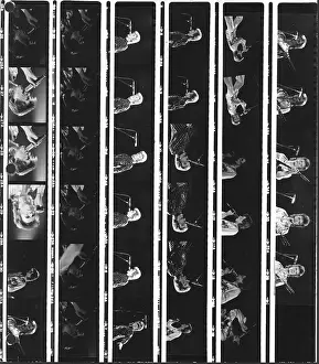 Proof Sheet Of Ziggy Stardust Era Bowie