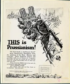 Propaganda Poster Against Prussianism