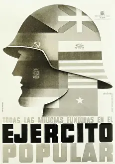 Communist Prints: Propaganda Poster, Spanish Civil War