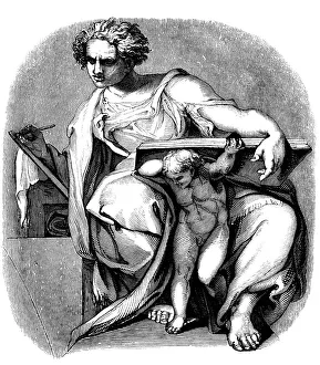 Images Dated 5th April 2013: The prophet Daniel by michelangelo