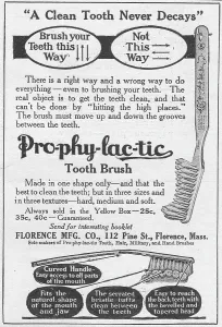 Tooth Prints: Prophylactic Tooth Brush