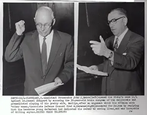 Prosecutor and Defense Lawyers in the Samuel Sheppard Criminal Trial