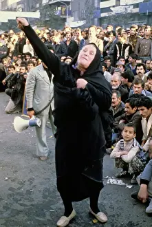 Protest Outside US Embassy In Iran