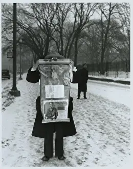 Anonymity Prints: Protester Holding Placard