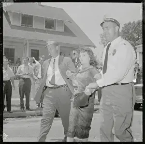 Little Rock Prints: Protester Being Taken into Custody