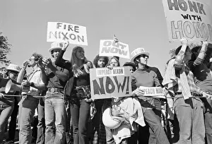 Impeachment Prints: Protesters Calling for Nixon's Impeachment