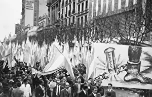 Placard Prints: Protesters Carry Anti-Government Poster