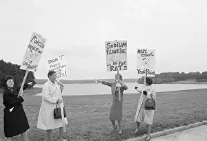 Protesters Carrying Signs