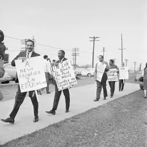 Gary Prints: Protesters Carrying Signs
