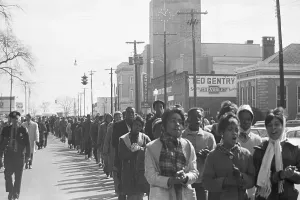 Oppression Prints: Protesters in Civil Rights March